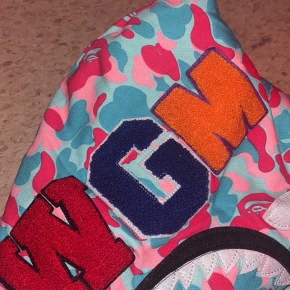 double hooded multi colour Bape hoodie 1:1 - Picture 3 of 4